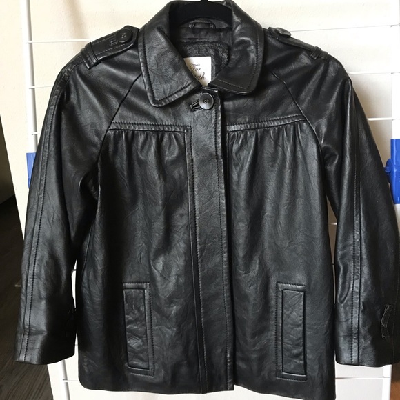 For Joseph black leather collared jacket size XS - Picture 2 of 3